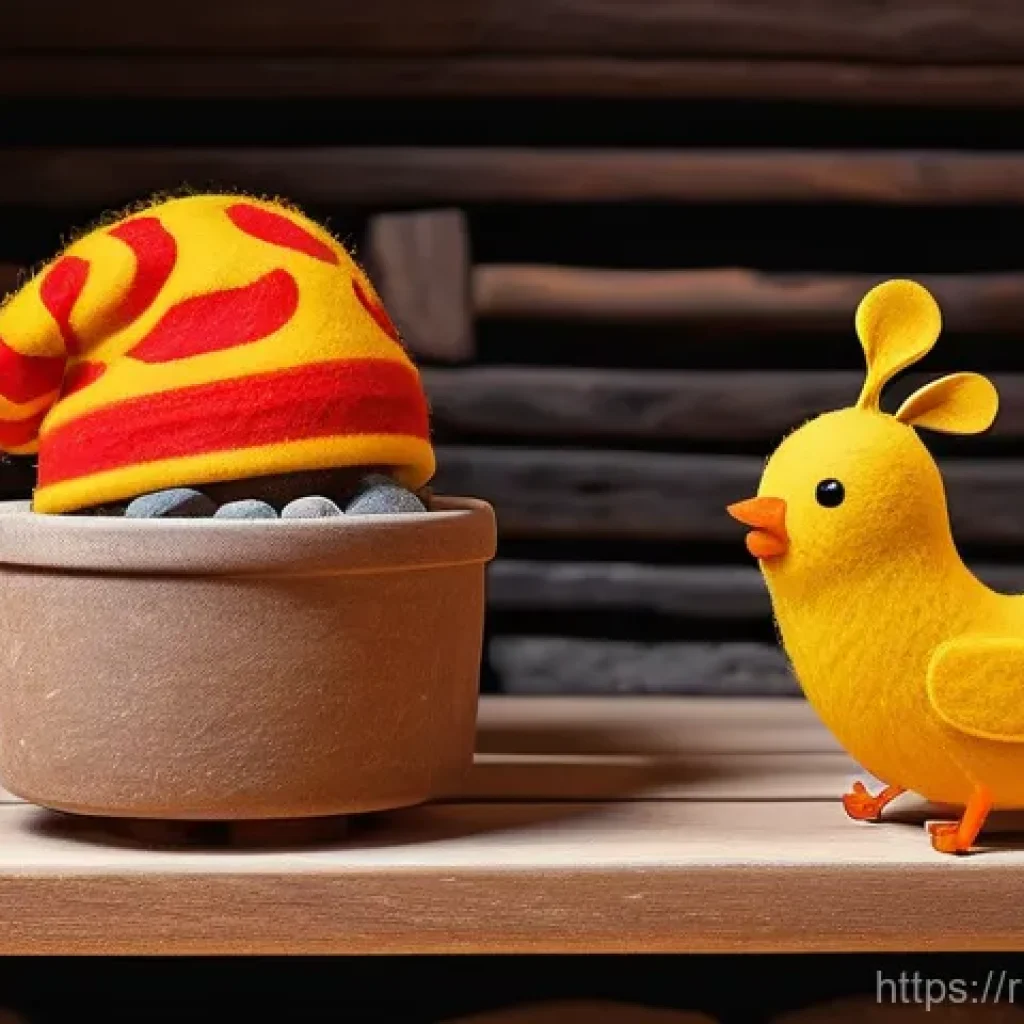 라바 팬아트 및 팬덤 문화 - **Prompt:** "A highly detailed, humorous illustration of Red and Yellow Larva enjoying a traditional...