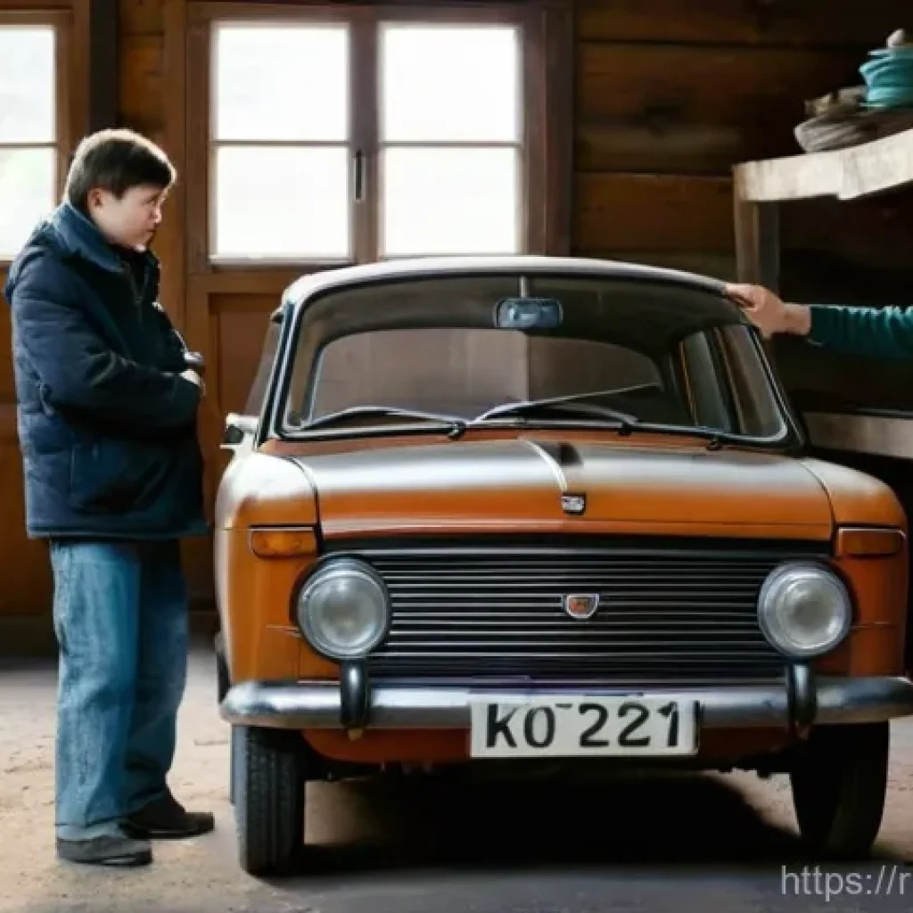 라바의 상업적 성공 요인 분석 - **Prompt: "A heartwarming scene depicting a father and his teenage son in a rustic, well-maintained ...