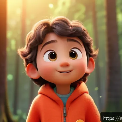 Home 28 라바 캐릭터의 심리학적 매력 - A simple and sincere animated character named Lava, depicted with expressive facial gestures and war...